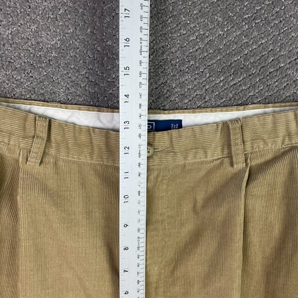 Vtg Polo Ralph Lauren Corduroy Pants Pleated Cuffed Mens 38 x 32 Fits 36x31.5 - Picture 11 of 14